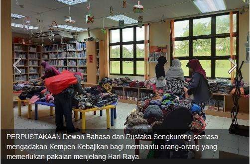 Perpustakaan DBP Sengkurong kendalikan Kempen Kebajikan 1.JPG